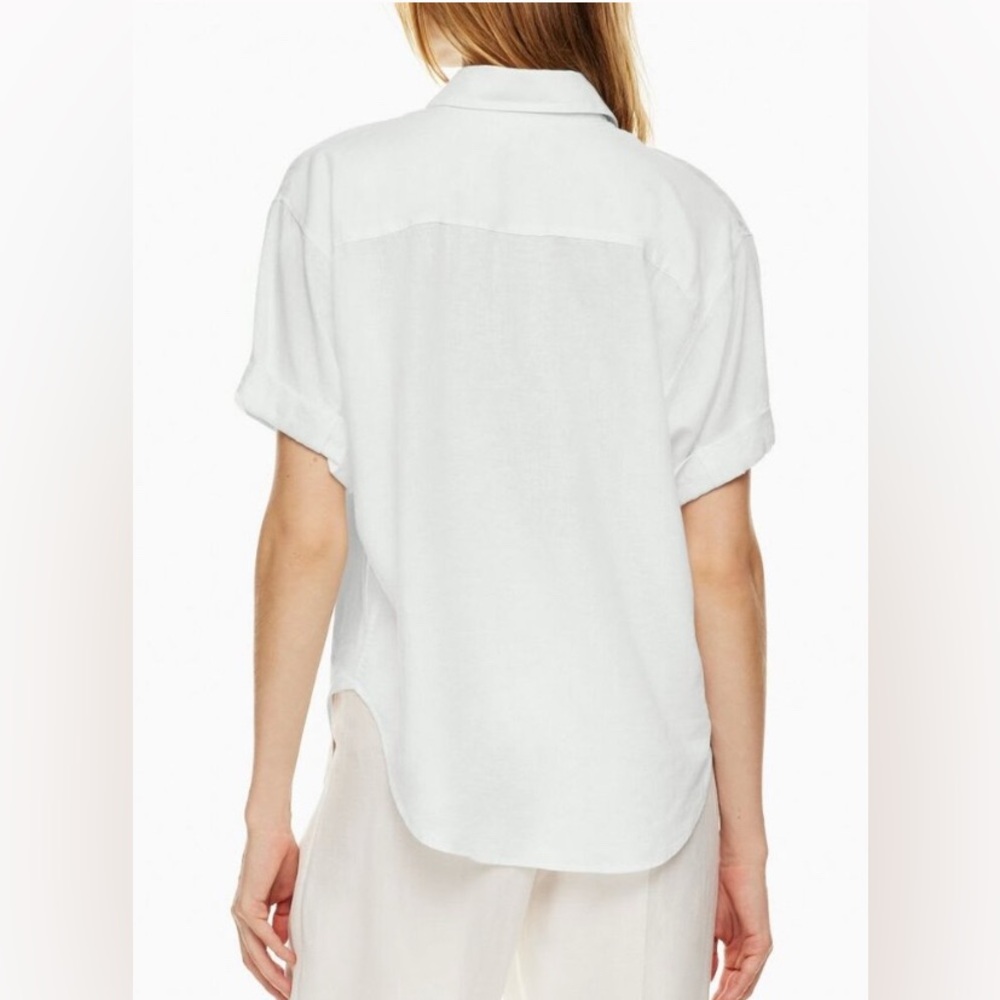 ARITZIA Babaton - Hepburn shirt | Crisp White Button-Down Shirt - Picture 2 of 10